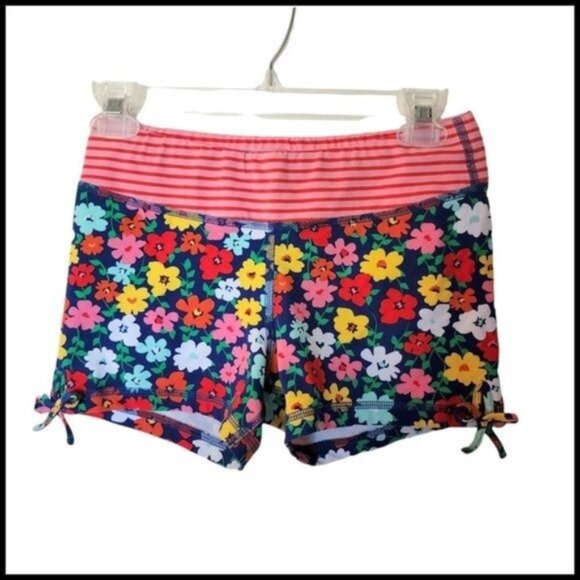 Hanna Andersson Play + Tumble Shorts Floral NWT size 150 size 12 Years Girls - Picture 1 of 5